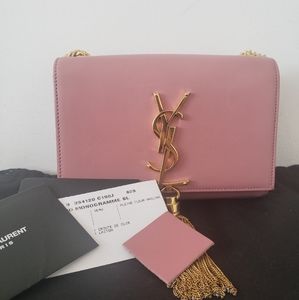 ⭐SALE⭐SAINT LAURENT Small Kate Pink Tassel Bag